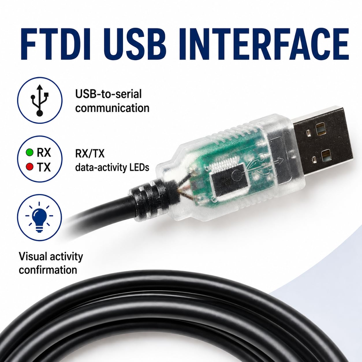Amazon.com: Wirenest FTDI USB CAT Cable for Yaesu FT-817/818/857